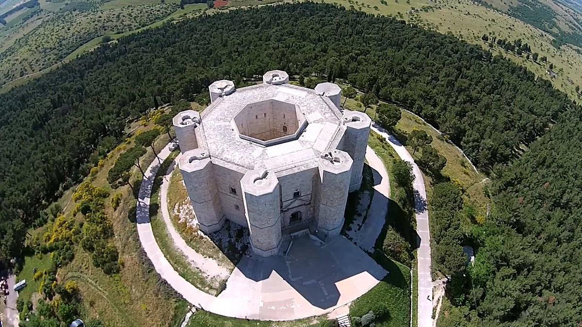 Vista aérea del Castel del Monte.