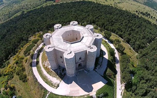 Vista aérea del Castel del Monte.