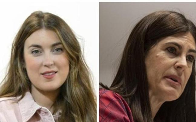 Alba García y Miren Gorrotxategi, candidatas de Sumar Mugimendua y de Podemos Euskadi respectivamente a las elecciones vascas.
