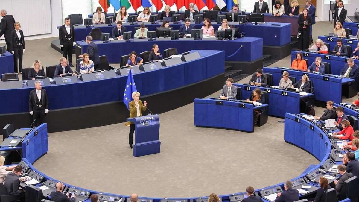 Von Der Leyen protagoniza el discurso de Estado de la Unión ante la Eurocámara.