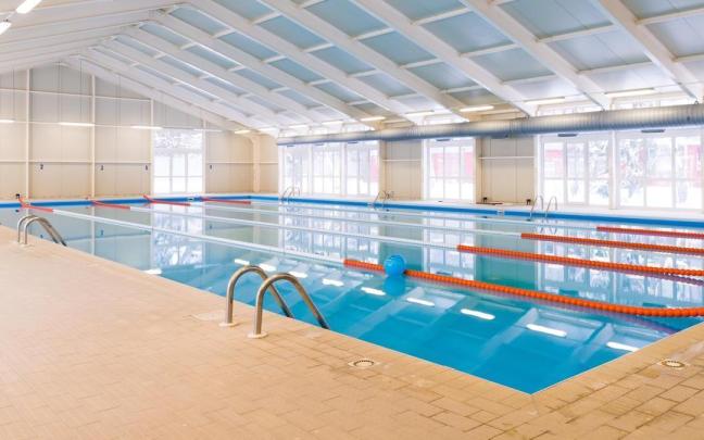 Una piscina cubierta ajena a esta historia.