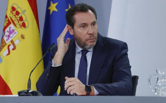 Puente, durante su comparecencia tras el Consejo de Ministros de este martes.