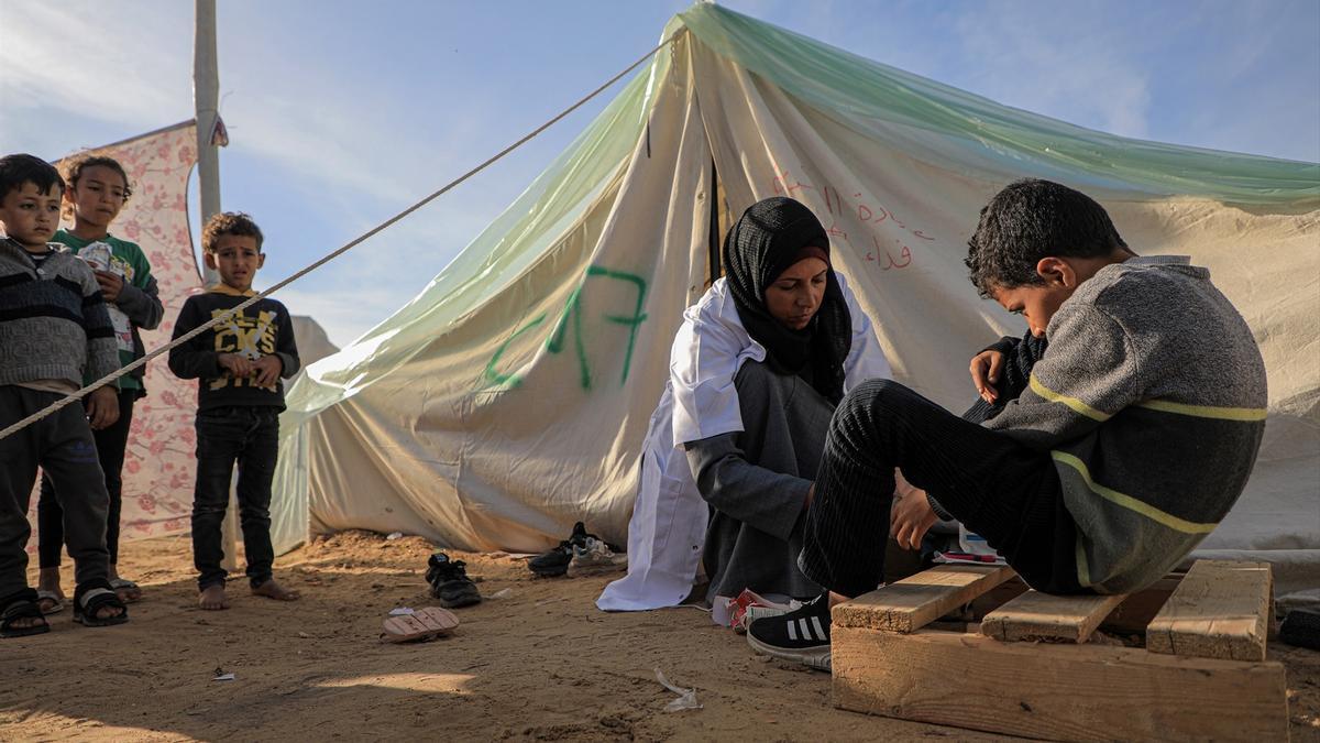 Ciudad de Rafah, en el sur de la Franja de Gaza.