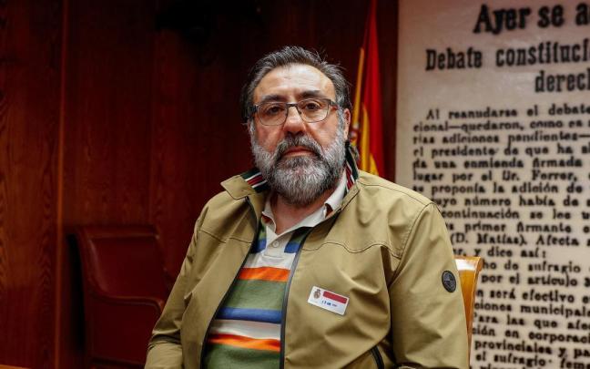 Joseba García Izaguirre, hermano de Koldo, comparece en la comisión del Senado. / EFE Joseba García Izaguirre, hermano de Koldo, comparece en la comisión del Senado.