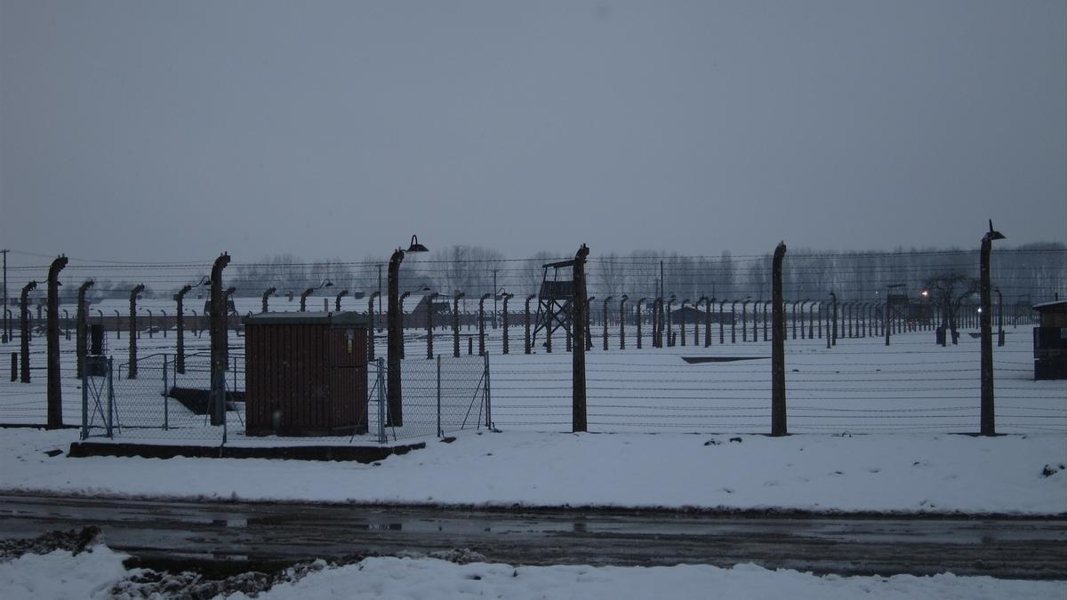 El campo de concentración de Auschwitz en una foto de archivo.