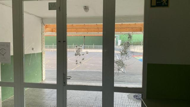Desperfectos en la ikastola de Usurbil