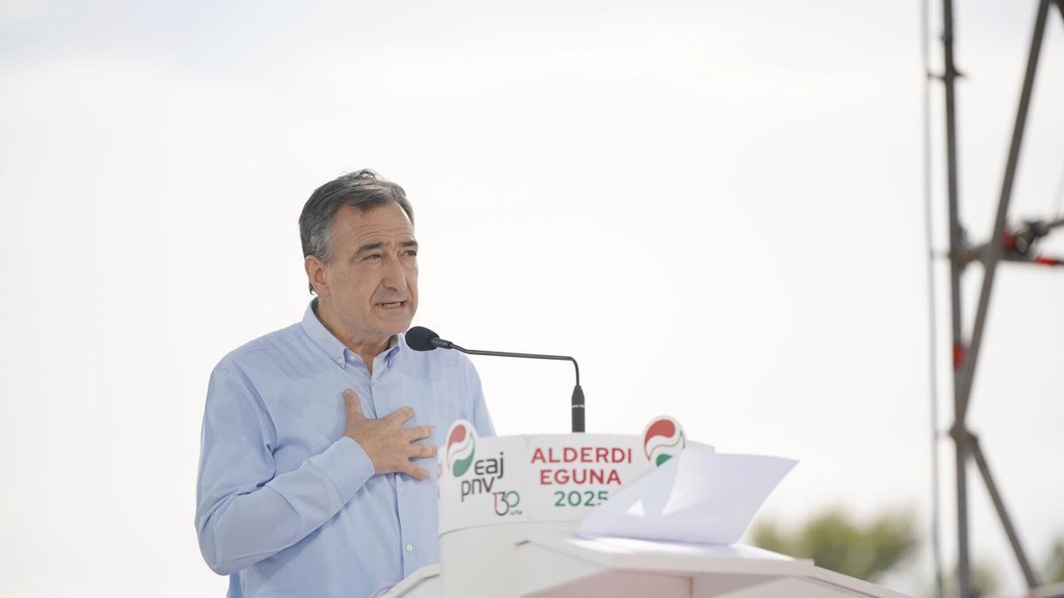 Aitor Esteban, presidente del EBB
