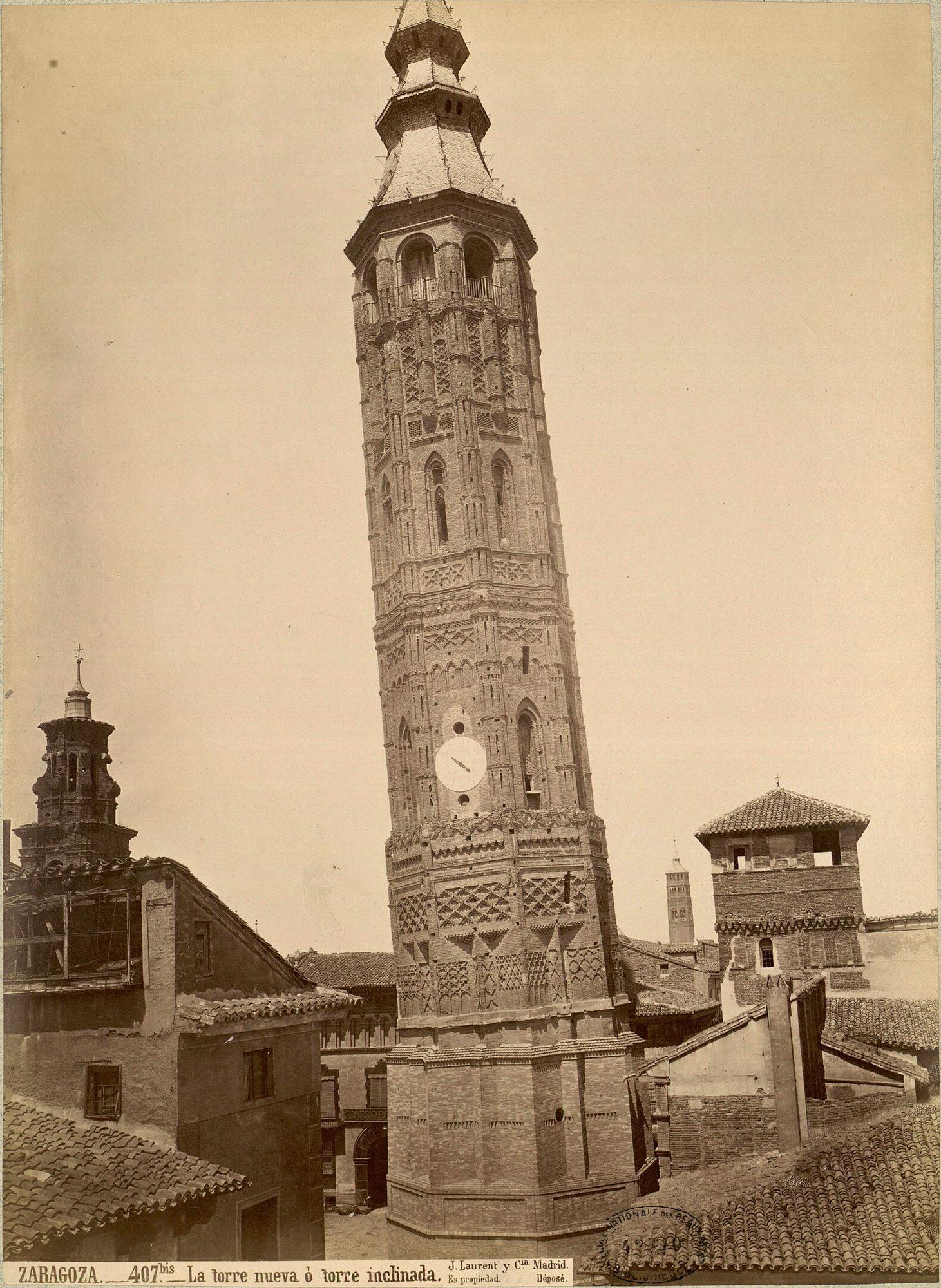 Torre Nueva, desaparecida en Zaragoza.