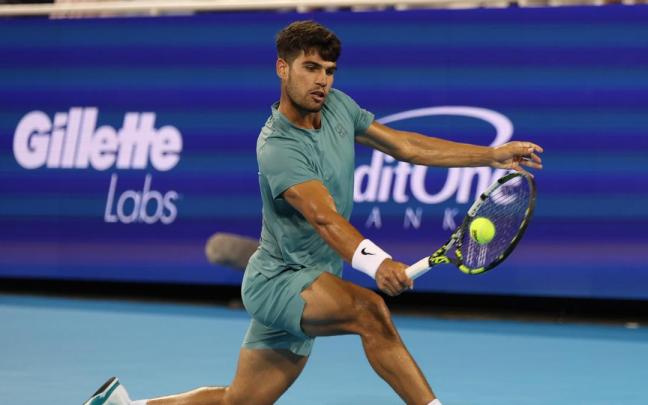 Carlos Alcaraz durante el Masters 1.000 de Cincinnati