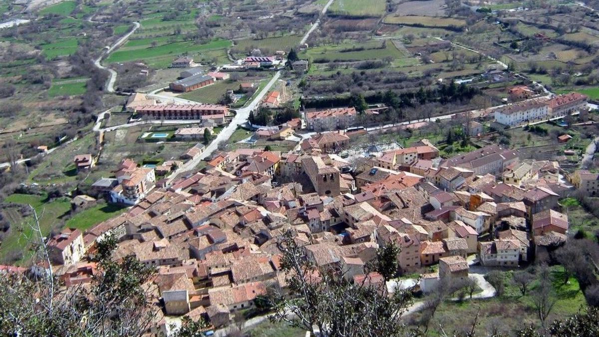 Imagen del pueblo de Poza de la Sal, en Burgos