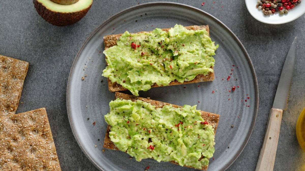 Tostadas con aguacate.