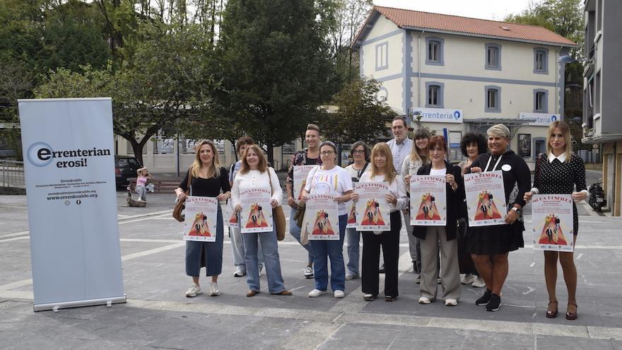 Participantes en el desfile de moda