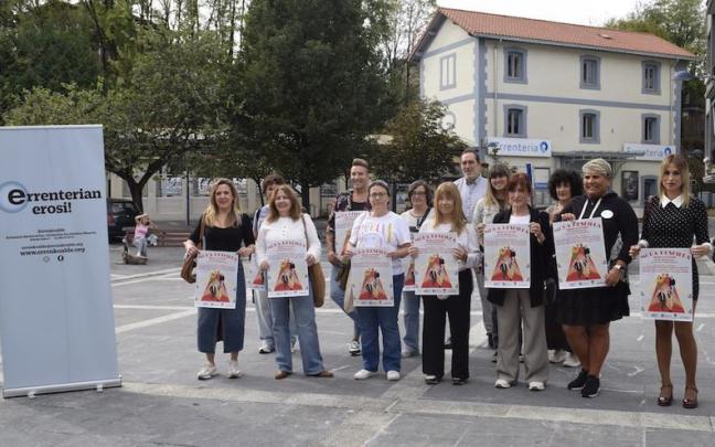 Participantes en el desfile de moda