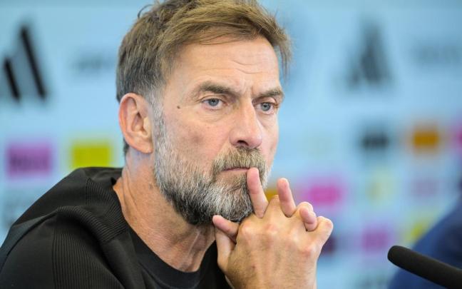 Jürgen Klopp, en su presentación como nuevo seleccionador de Alemania.