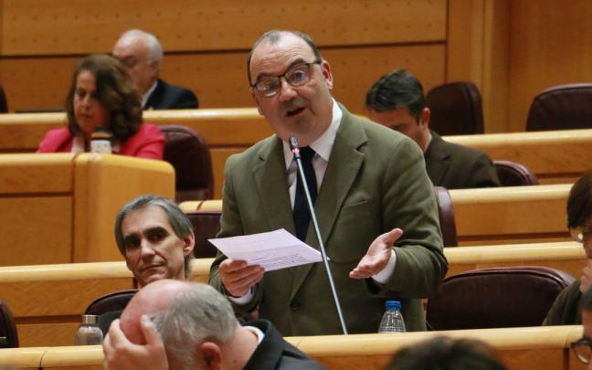 El senador del PNV, Luke Uribe-Etxebarria