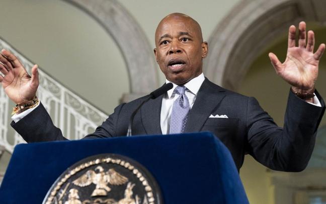 El alcalde de Nueva York, Eric Adams. El alcalde de Nueva York, Eric Adams.