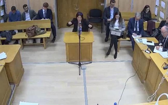 Así fue la comparecencia de Leire Díez ante el juez