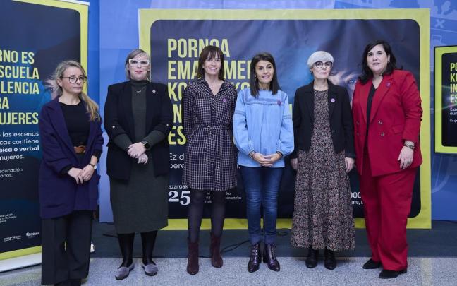 La campaña vasca del 25N denuncia que el porno es una "escuela de violencia contra las mujeres".