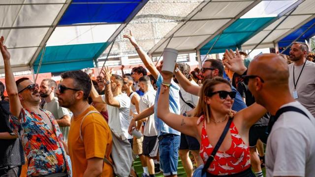 Decenas de personas durante el primer día del Festival Sónar, en la Fira de Barcelona, a 13 de junio de 2024. / EP Decenas de personas durante el primer día del Festival Sónar, en la Fira de Barcelona, a 13 de junio de 2024.