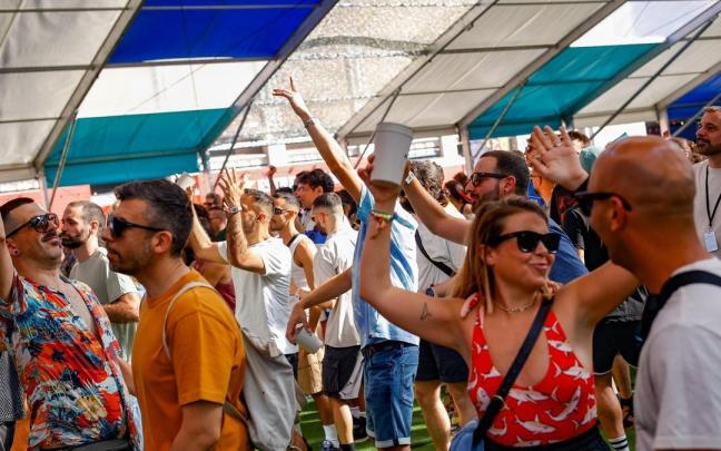 Decenas de personas durante el primer día del Festival Sónar, en la Fira de Barcelona, a 13 de junio de 2024. / EP Decenas de personas durante el primer día del Festival Sónar, en la Fira de Barcelona, a 13 de junio de 2024.