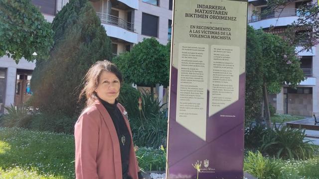 Gloria Vázquez, concejala de Igualdad. / Zarauzko Udala Gloria Vázquez, concejala de Igualdad.