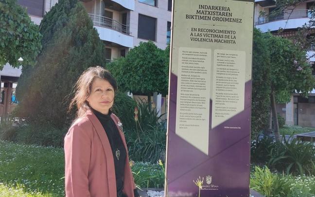 Gloria Vázquez, concejala de Igualdad. / Zarauzko Udala Gloria Vázquez, concejala de Igualdad.