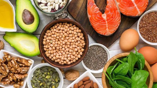 Una serie de alimentos ricos en magnesio