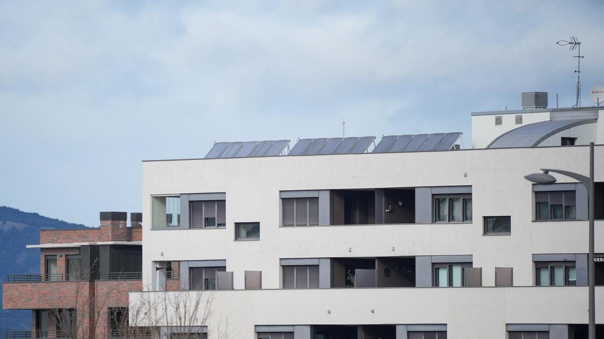 Placas solares en Borinbizkarra (Gasteiz)