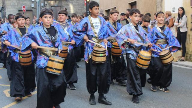 La tamborrada infantil en una pasada edición.