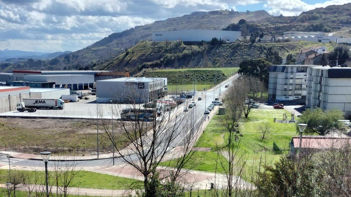 Imagen del polígono industrial El Abra, donde se celebró la carrera ilegal de coches