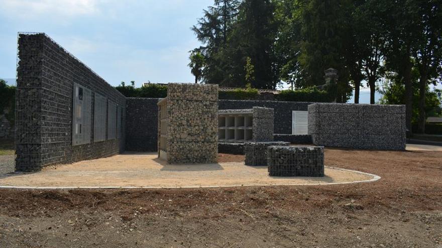 Imagen general de los pabellones e itinerario del Columbario de la Dignidad de Orduña