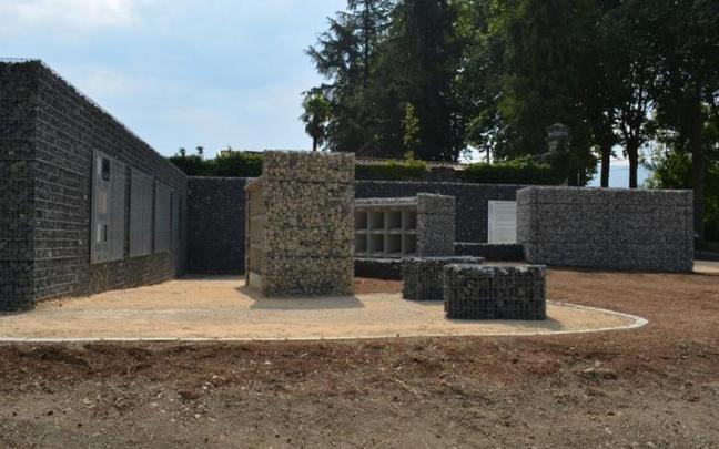 Imagen general de los pabellones e itinerario del Columbario de la Dignidad de Orduña