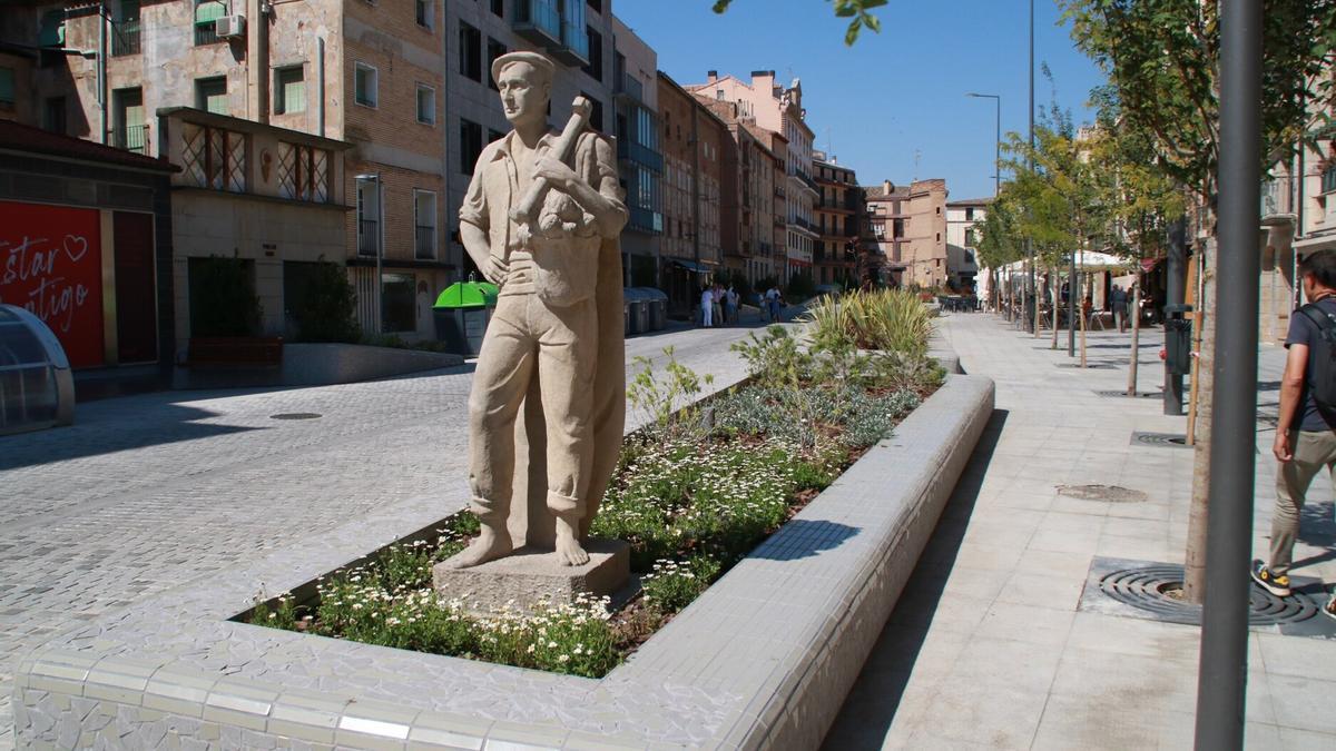 ‘Monumento al Hortelano’, en Tudela.