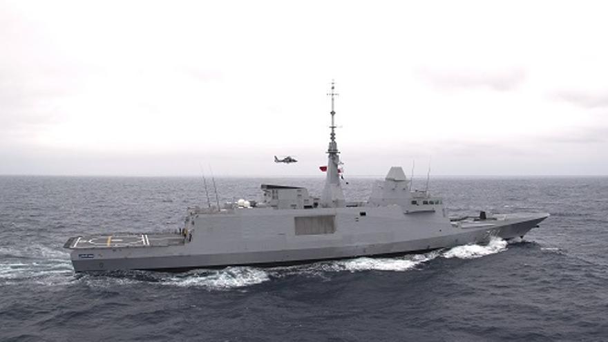 El buque insignia de la armada marroquí, la fragata Mohamed VI, entró en aguas de Ceuta en julio.