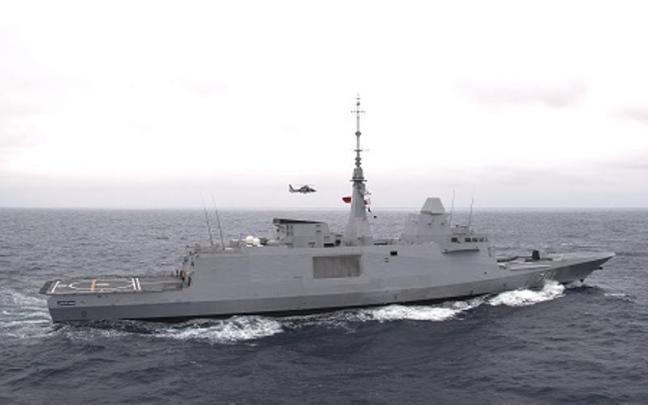 El buque insignia de la armada marroquí, la fragata Mohamed VI, entró en aguas de Ceuta en julio.