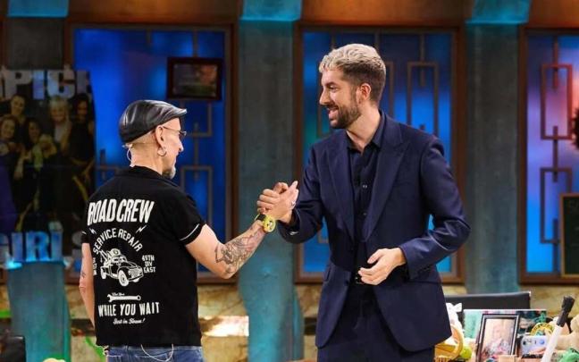 Fito y David Broncano, ayer en 'La Revuelta'