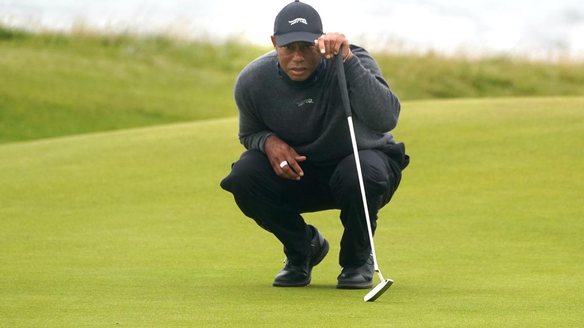 Tiger Woods, en acción.