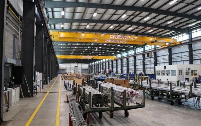 Interior de la planta de Tubacex