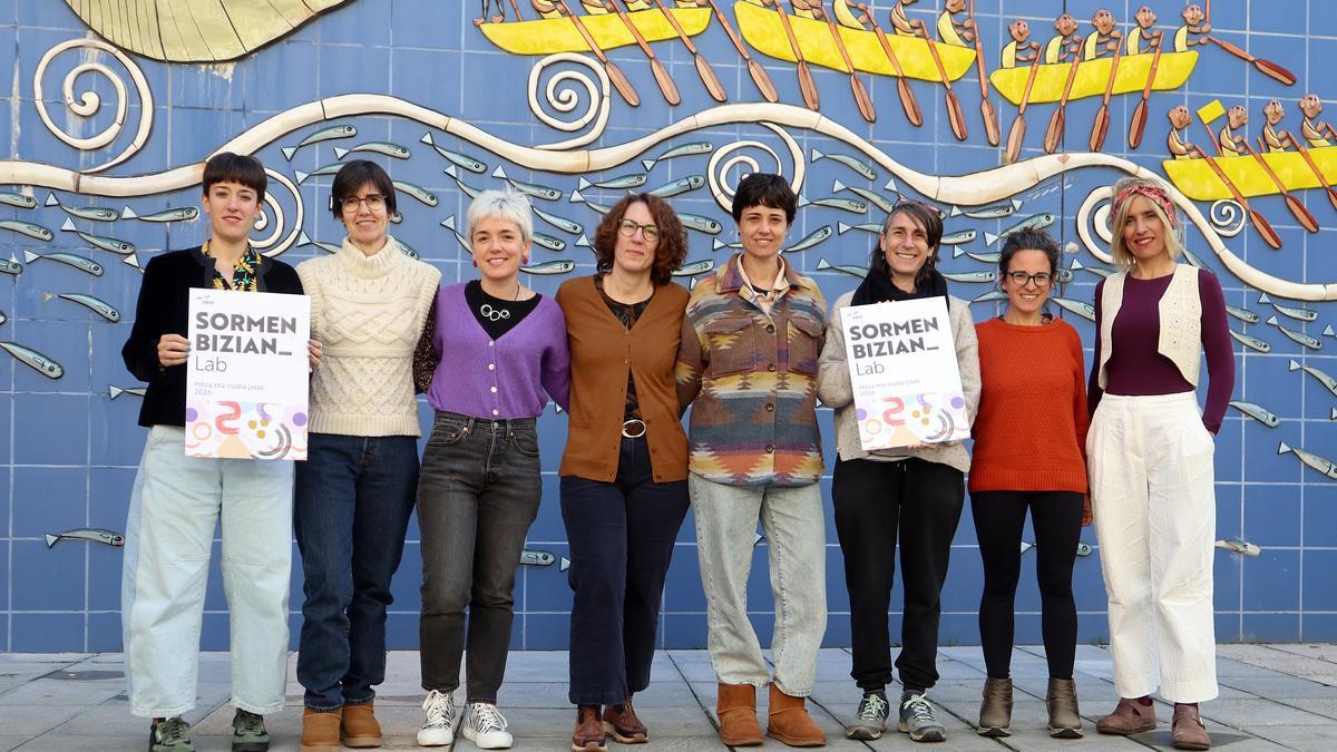 Presentación de la iniciativa Sormen Bizian Lab en Orio.