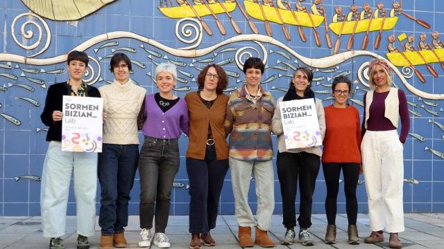 Presentación de la iniciativa Sormen Bizian Lab en Orio.