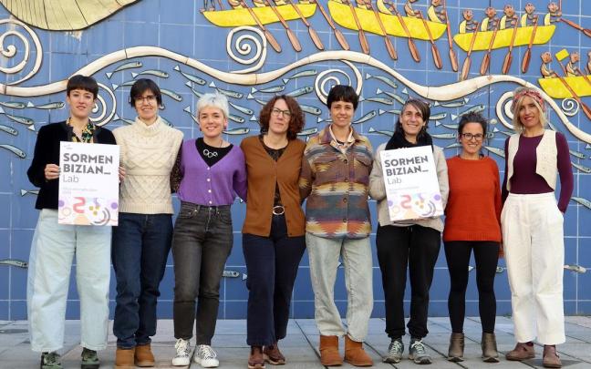 Presentación de la iniciativa Sormen Bizian Lab en Orio.