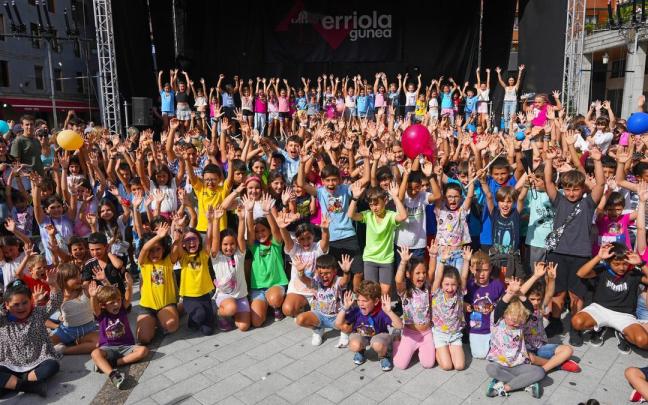 Madalenetako haurren txupinazoa