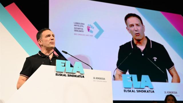 16º Congreso del sindicato ELA bajo el lema ‘Langileria antolatu, gizartea eraldatu’. / EP 16º Congreso del sindicato ELA bajo el lema ‘Langileria antolatu, gizartea eraldatu’.