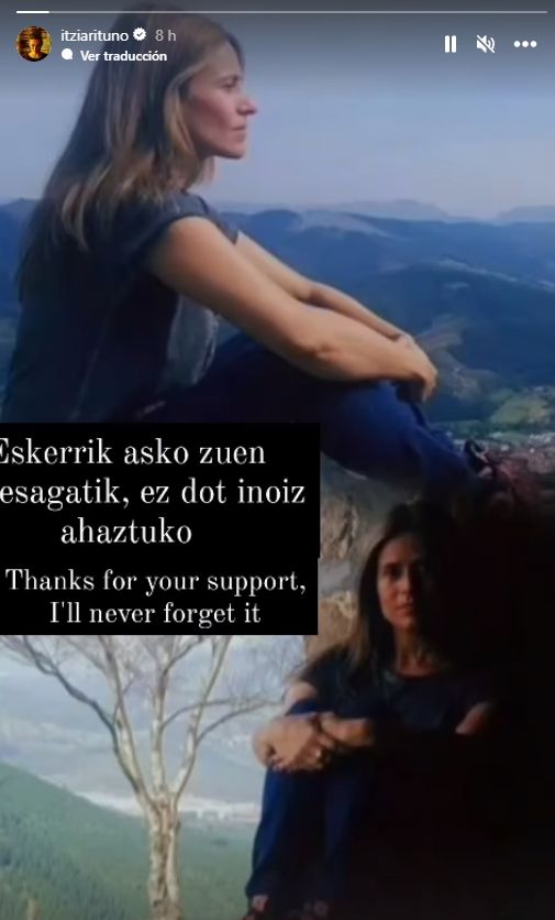 Imagen publicada por Itziar Ituño en su cuenta de Instagram.