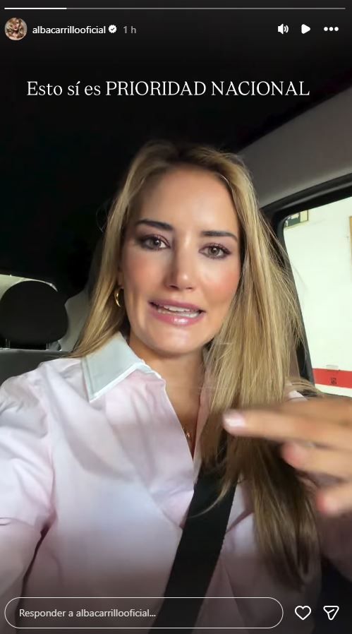 Alba Carrillo explota contra Santiago Abascal