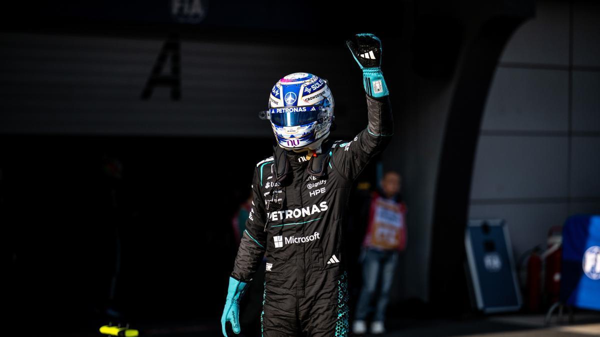 George Russell, ganador de la carrera esprint del GP de China de Fórmula 1