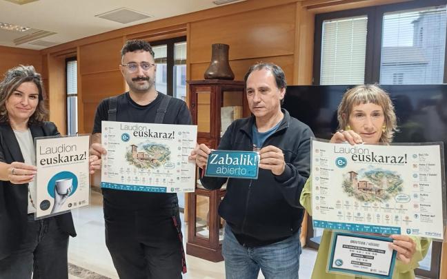 Presentación de la XV edición de MOZEP, el plan de impulso al euskera en el sector terciario de Laudio