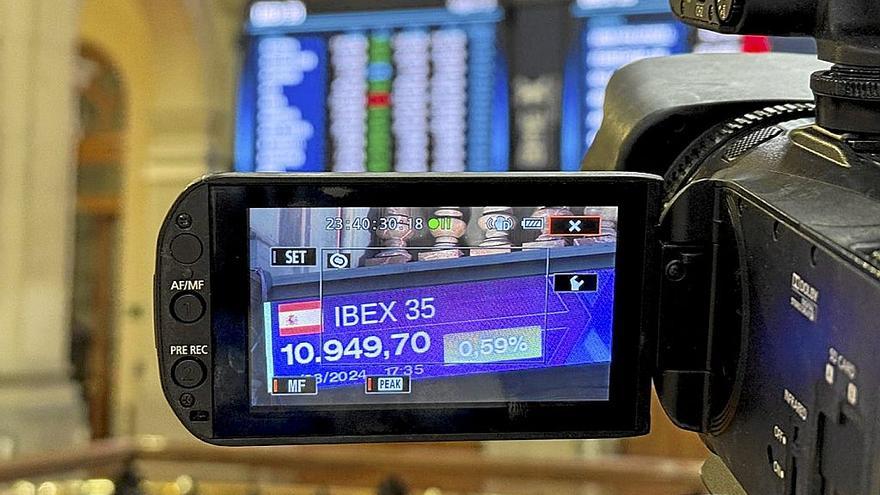 La Bolsa española clausuró la jornada de ayer con una subida del 0,59%.