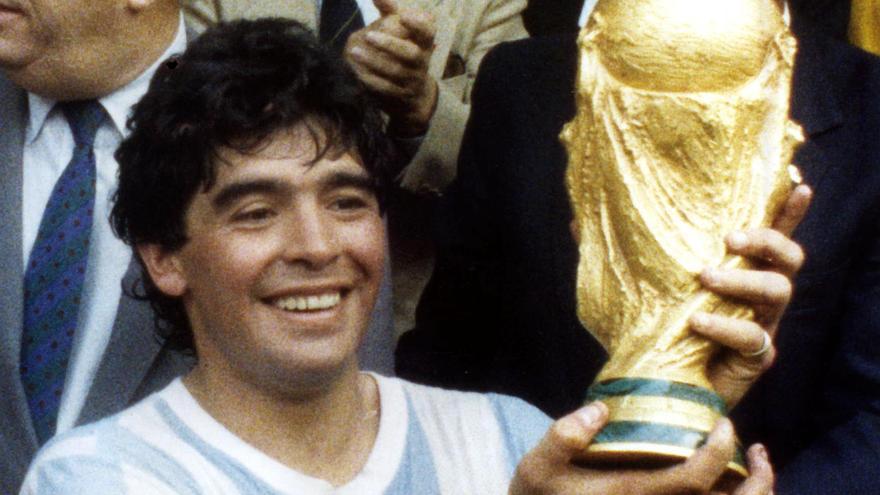 Diego Armando Maradona, en el Mundial de 1986.