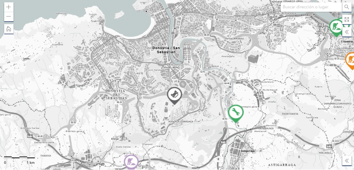 Lugar del accidente | Fuente: Trafikoa